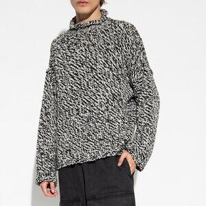 BNWT AW23 ACNE STUDIOS BLACK WOOL SWEATER M